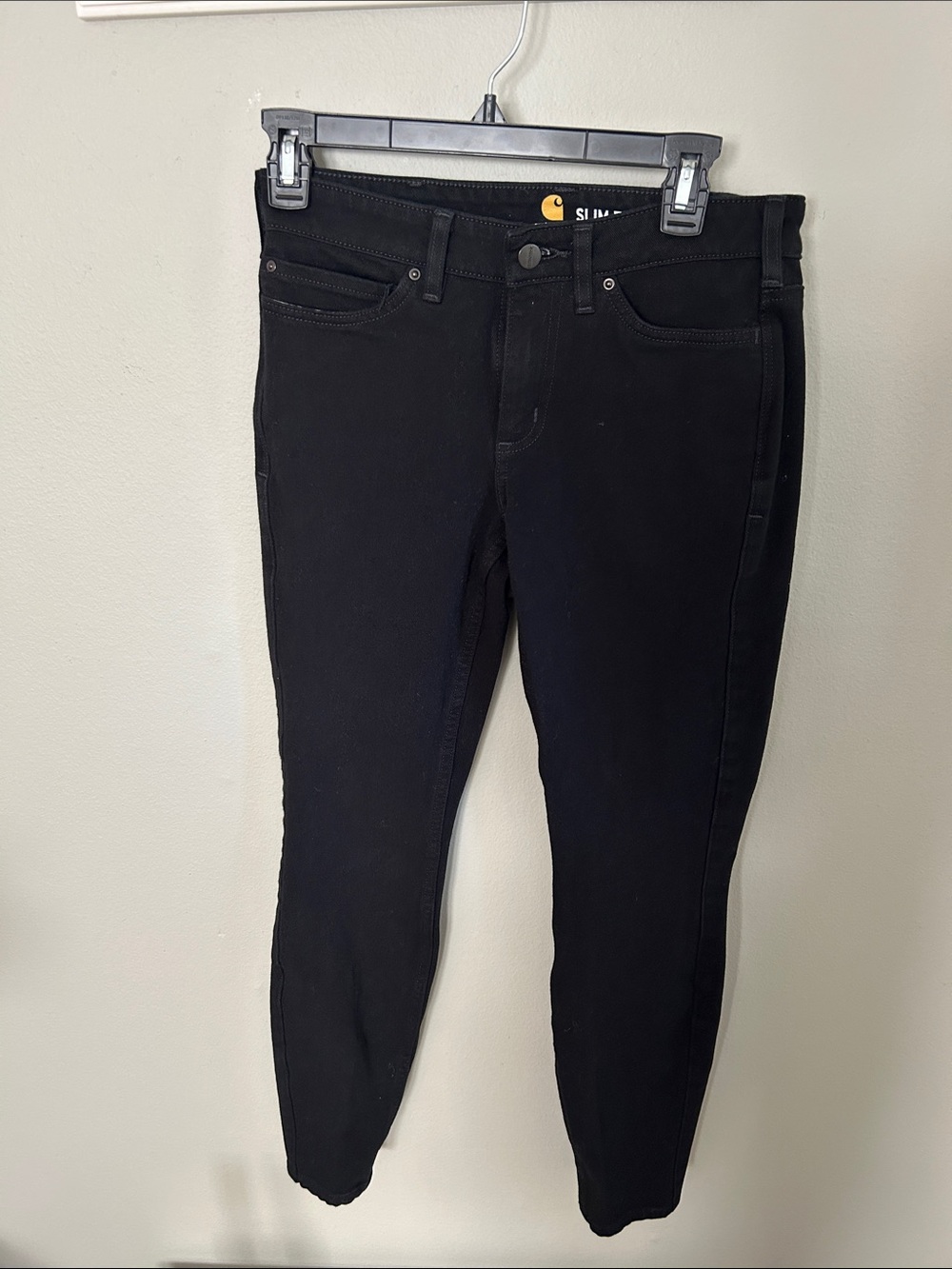 Carhartt Women's Black Slim Fit Skinny Jeans Size 2 Regular
